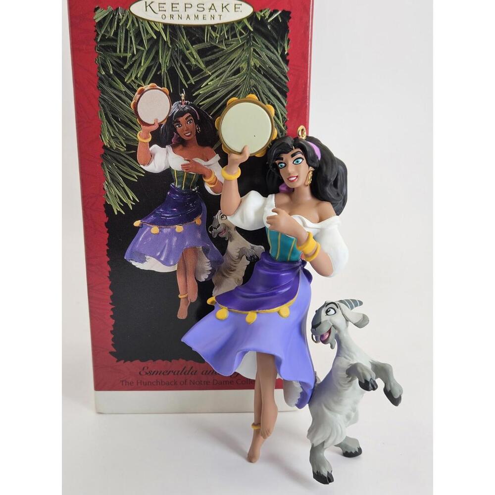 Disney Hallmark Keepsake Ornament Esmeralda & Djali The Hunchback of Notre Dame